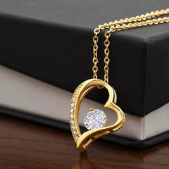 Forever Love Necklace — detail view